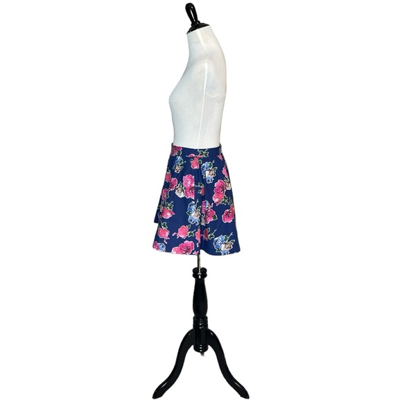 KATE SPADE NEW YORK GIRLS SKIRT THE RULES BLUE FLORAL BUBBLE SKIRT - Picture 3 of 9